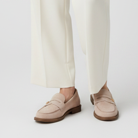 Mocassin Grinning en daim