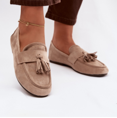 Mocassins en daim