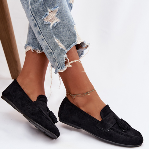 Mocassins en daim
