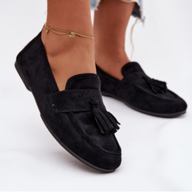 Mocassins en daim