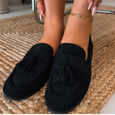 Mocassins en daim