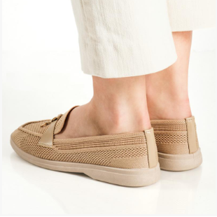 Mocassins caractérisée souple sans lacets