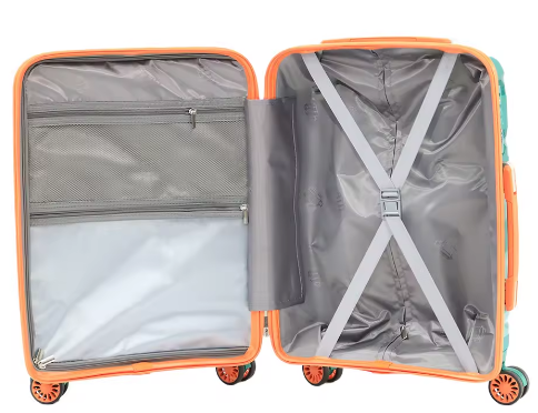 Valise à roulettes en aluminium de grande capacité