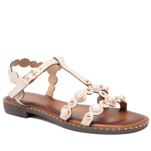 sandale femme avec perle