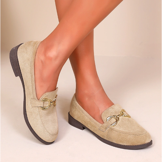 Mocassin à boucle semelle confortable