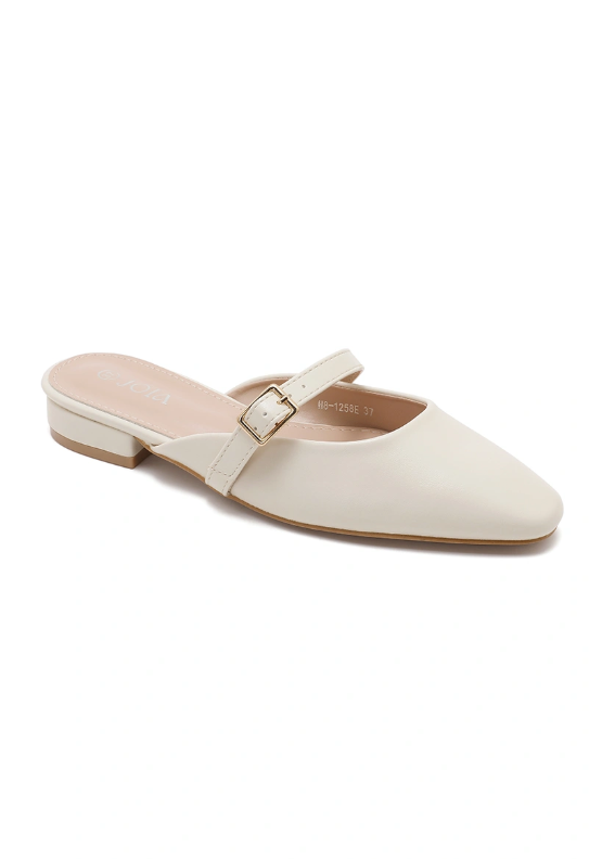 Babouche à bride avec boucle