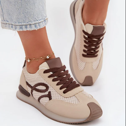 Basket en simili cuir
