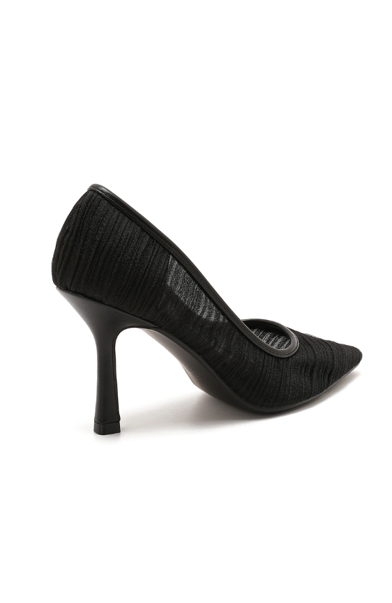 Escarpin bout pointu tissu tendance