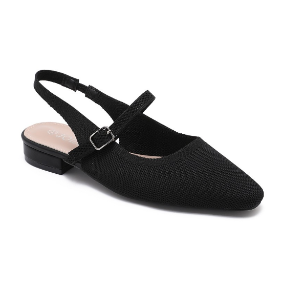 Ballerines en Mesh Doré – Confort & Éclat