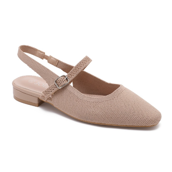 Ballerines en Mesh Doré – Confort & Éclat
