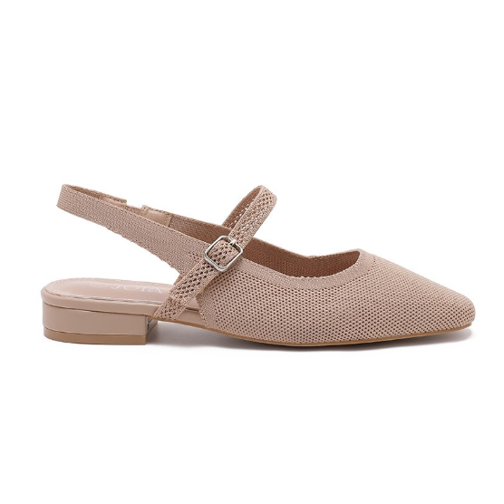 Ballerines en Mesh Doré – Confort & Éclat