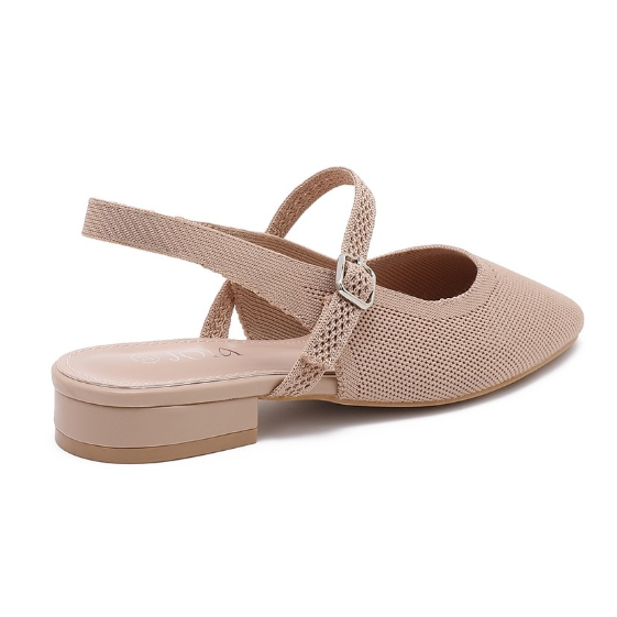 Ballerines en Mesh Doré – Confort & Éclat
