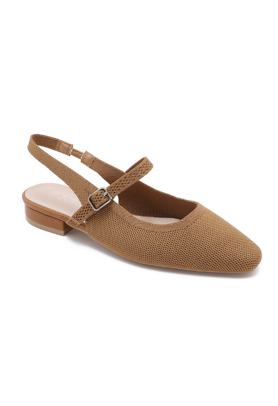 Ballerines en Mesh Doré – Confort & Éclat