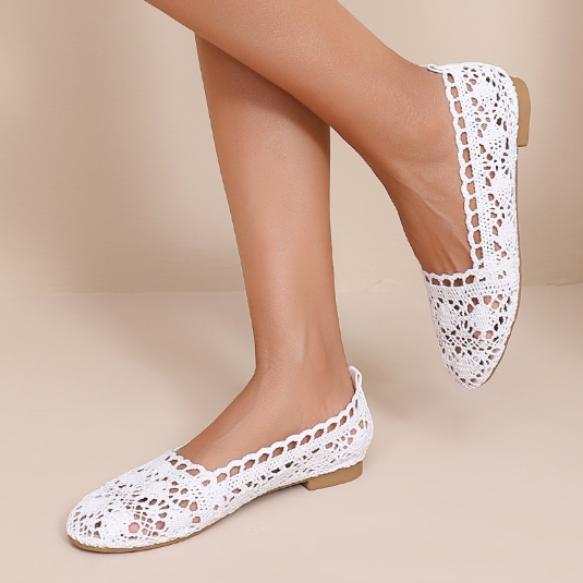 Ballerines en Crochet Bohème