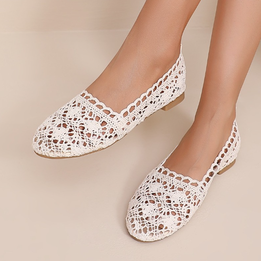 Ballerines en Crochet Bohème