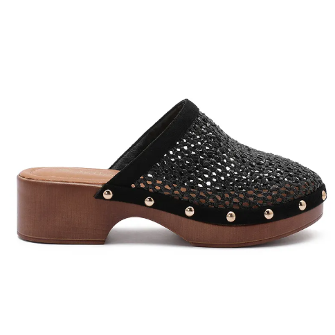 Sabots en Cuir Tressé