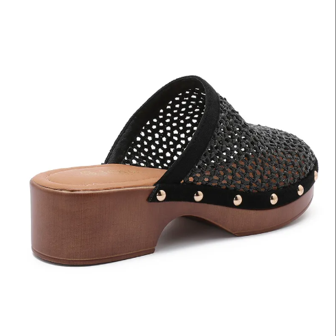 Sabots en Cuir Tressé