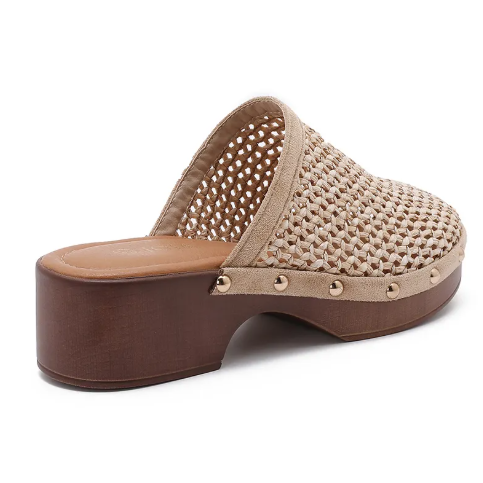 Sabots en Cuir Tressé