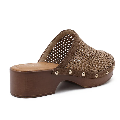 Sabots en Cuir Tressé