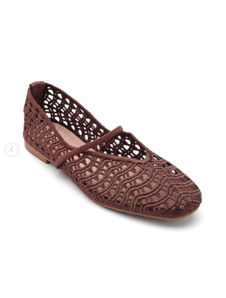 Ballerines en dentelle