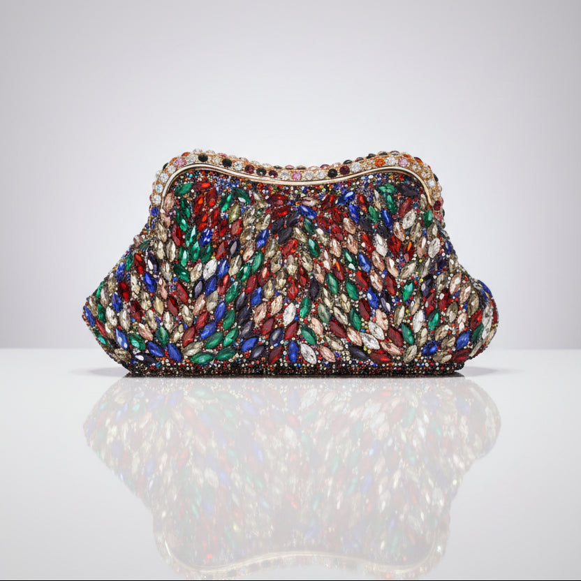 Pochette de Soirée Bijou à Cristaux
