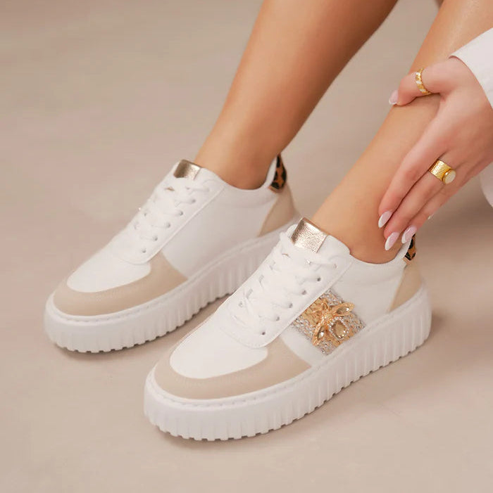 Baskets femme à plateforme