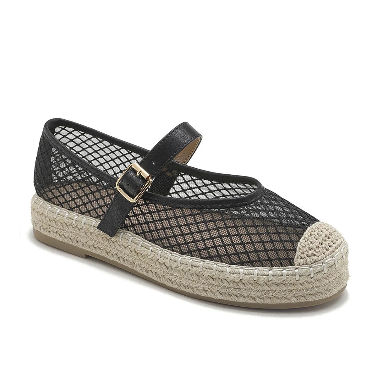 Espadrilles pour femmes avec un design perforé moderne