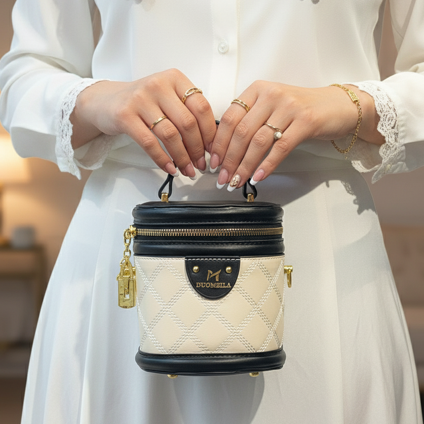 Le Duo Sac Cylindre & Demi-Talons