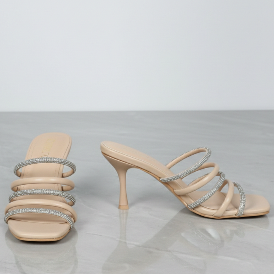Sandale a demi talon