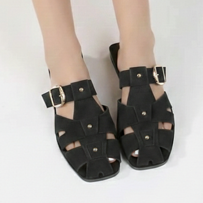 Mule confortable en daim