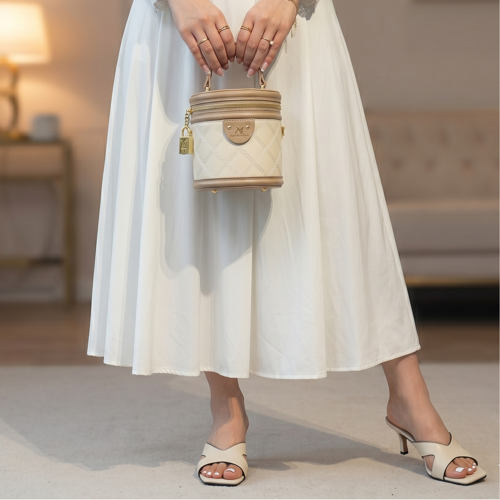 Le Duo Sac Cylindre & Demi-Talons