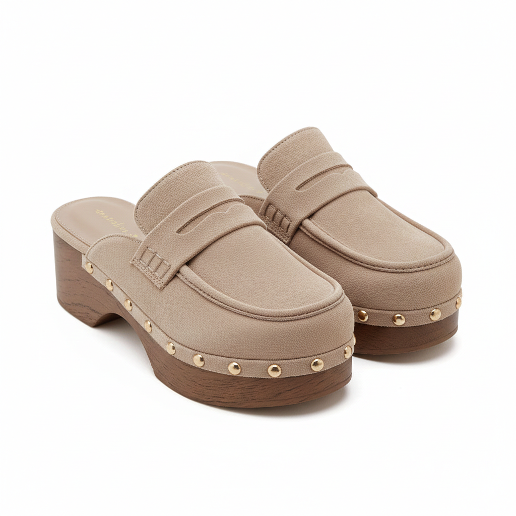 Sabots Plateformes "Ideal Shoes" – Style Rétro-Chic