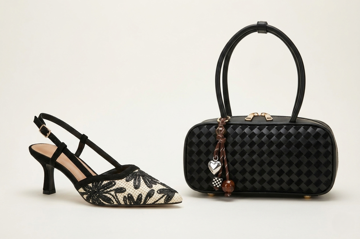 L'Élégance Signature : Duo Sac à Main et Escarpins
