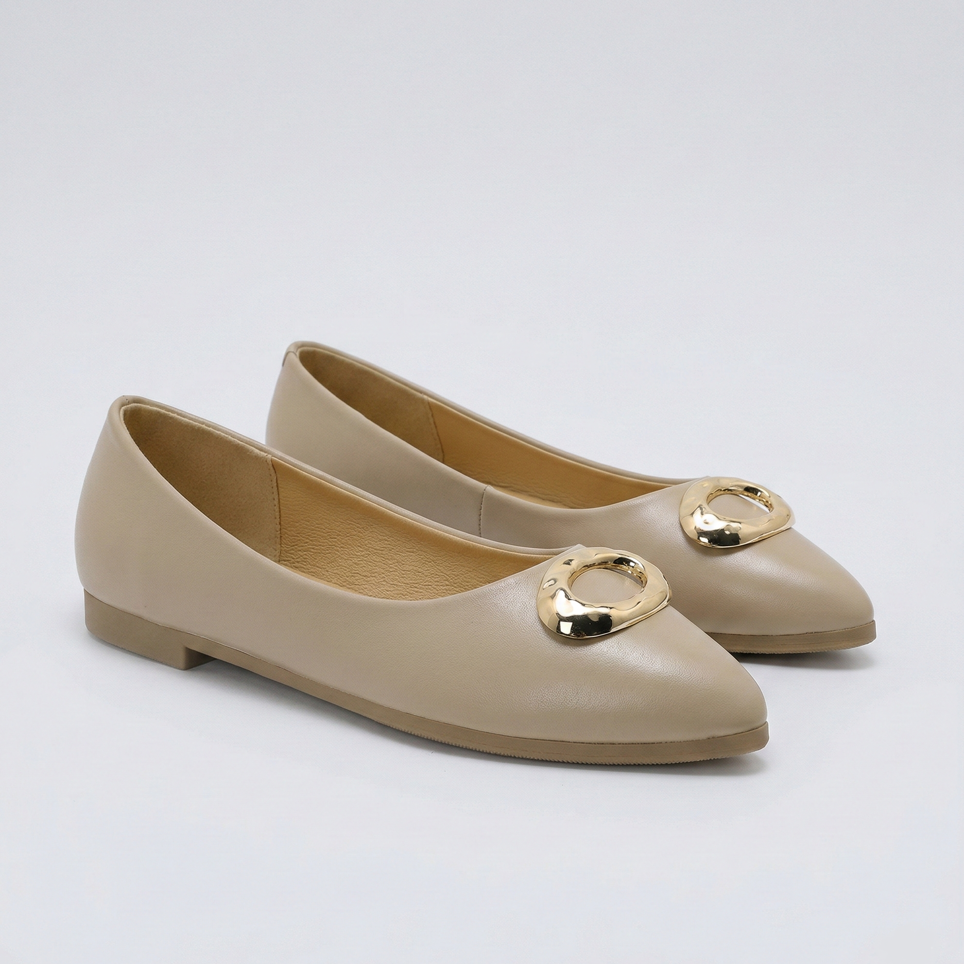 Ballerines pour femmes avec boucles