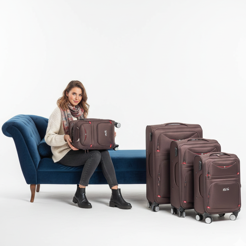 Ensemble de 4 valises en polyester