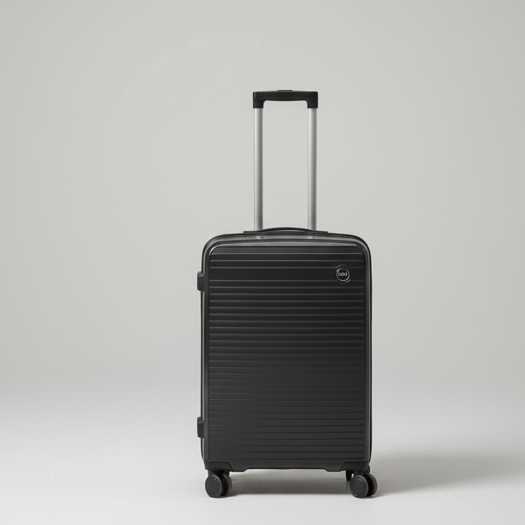 Valises Avec Détail De Cadenas Et Mécanisme De Traction