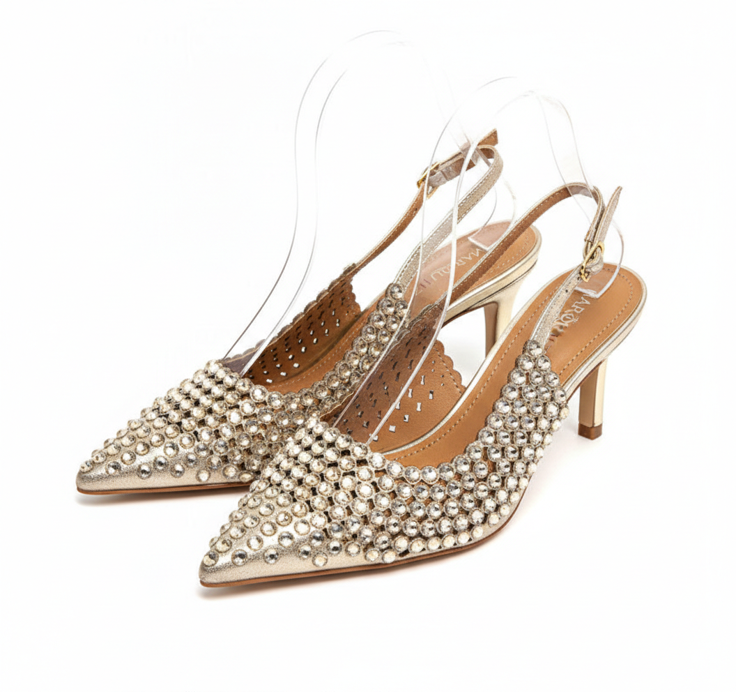 Escarpins Slingback Scintillants