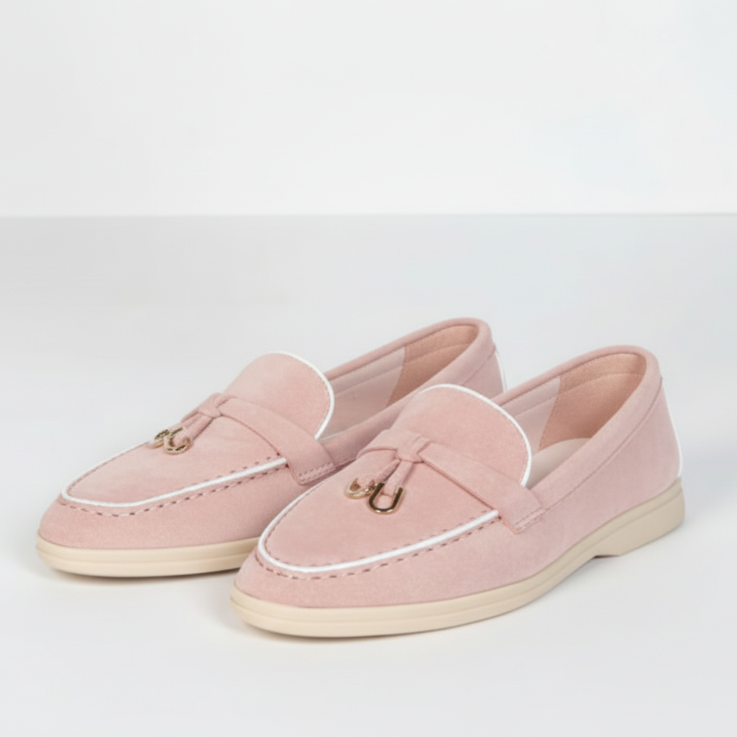Mocassins avec breloque métallique
