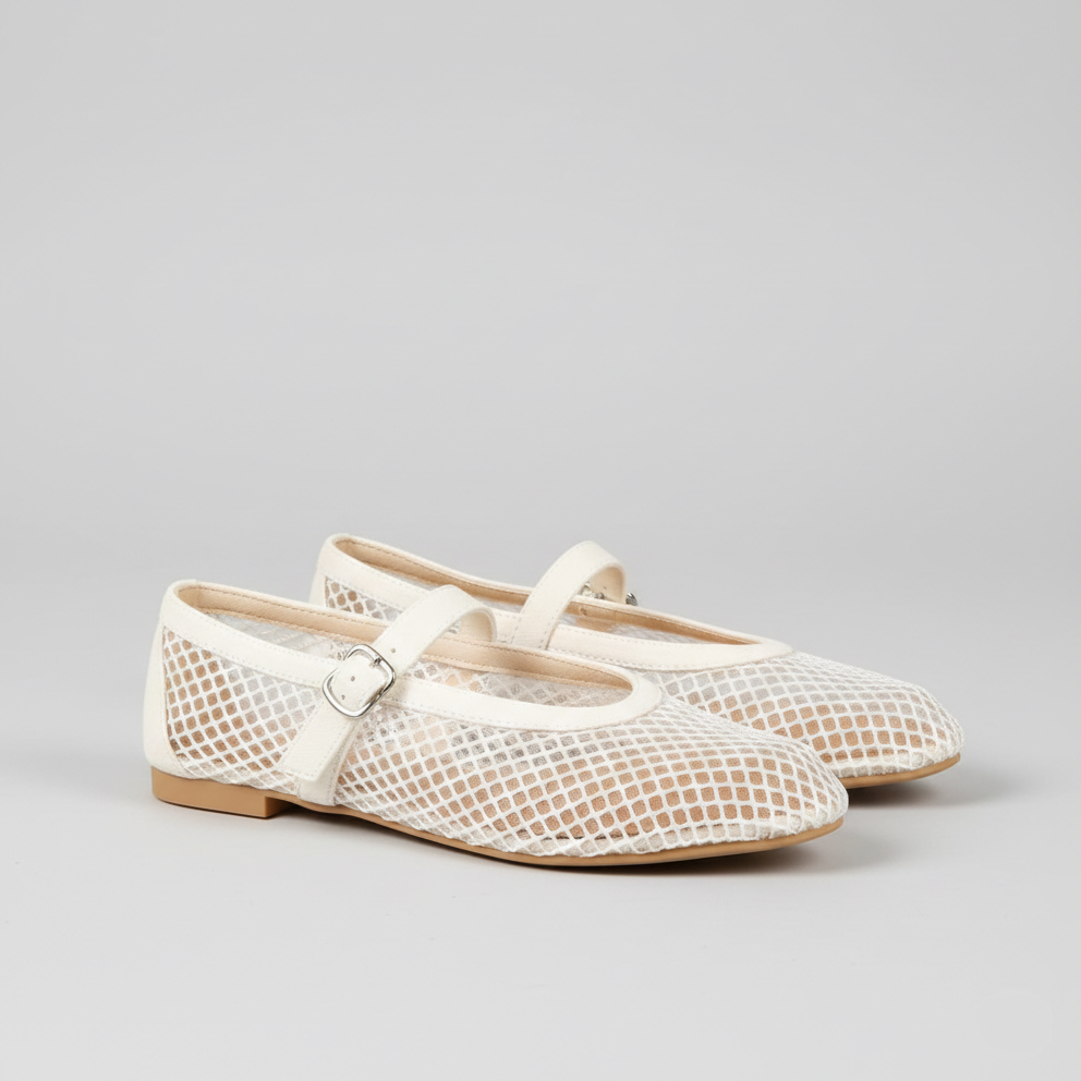 Ballerines Mary Jane en Résille