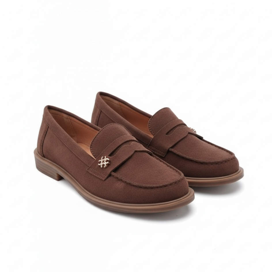 Mocassin Grinning en daim