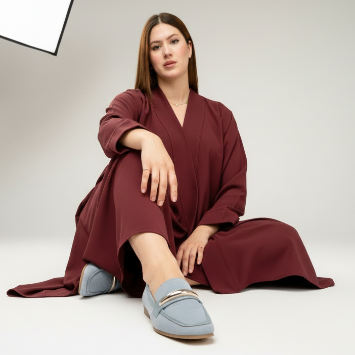 Mocassin en suède synthétique