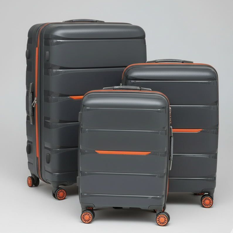 Valise à roulettes en aluminium de grande capacité