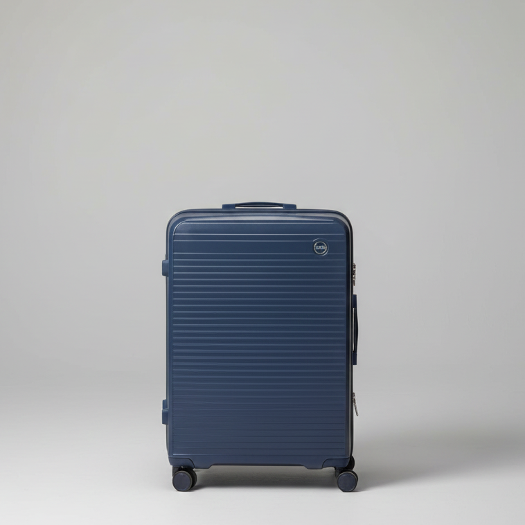 Valises Avec Détail De Cadenas Et Mécanisme De Traction