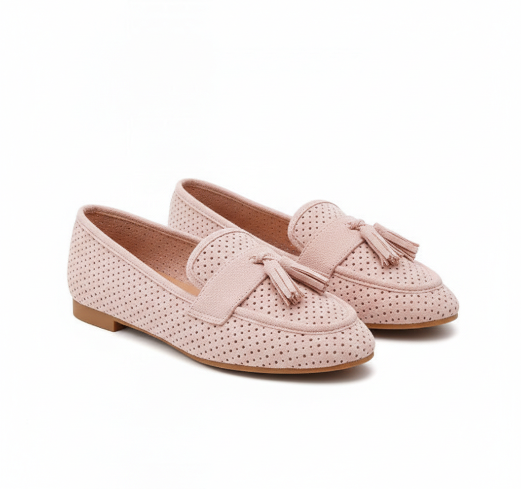 Mocassin plat classique en suédine