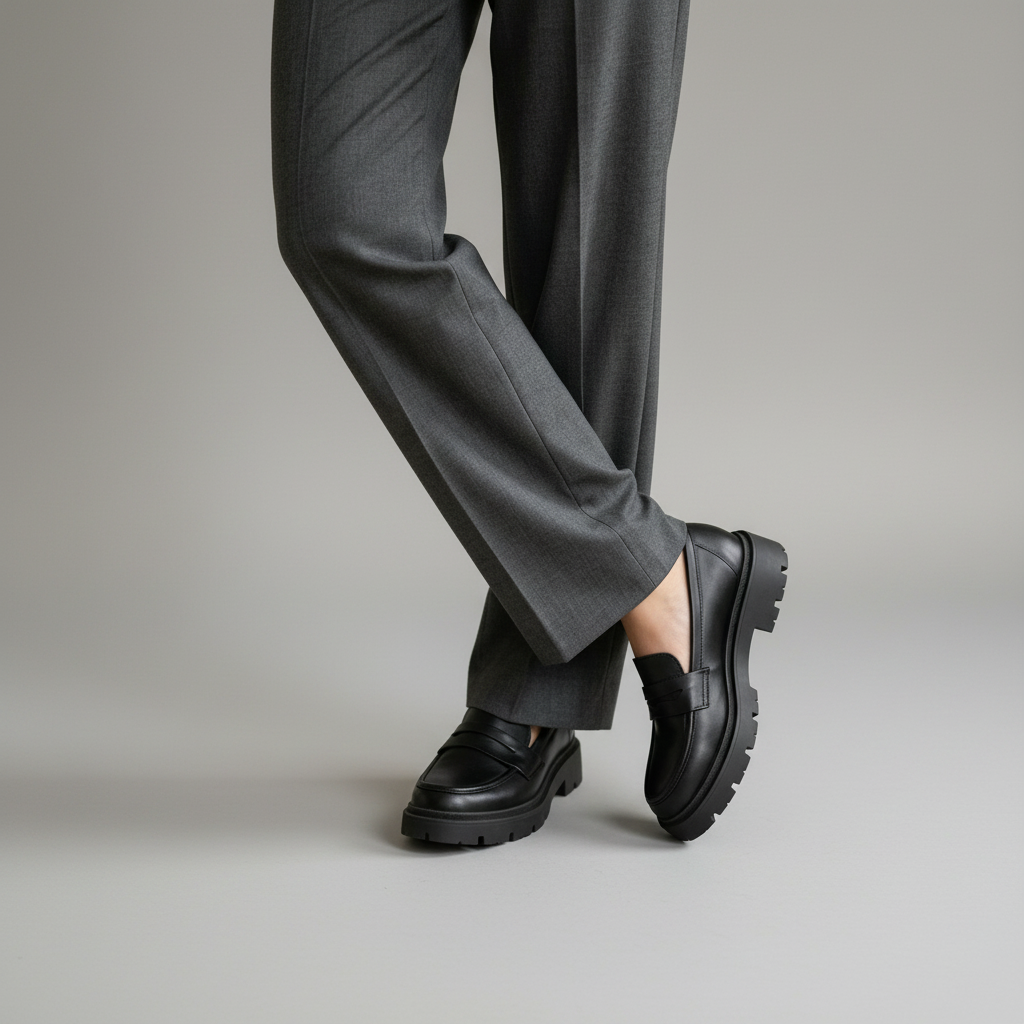Mocassins Chunky en Cuir