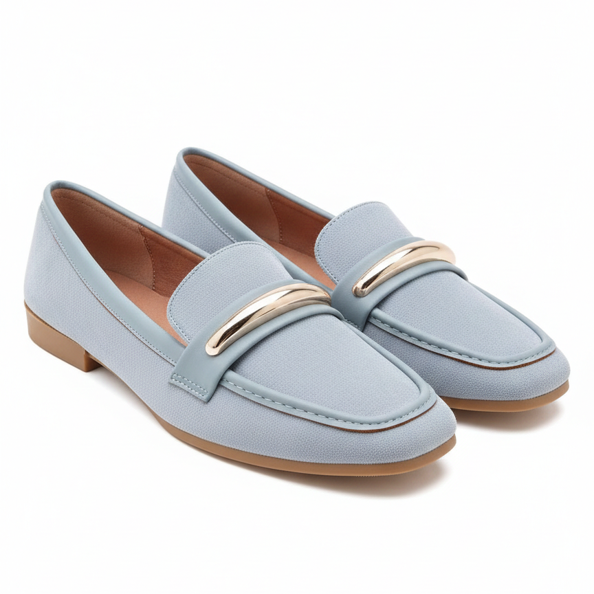 Mocassin en suède synthétique