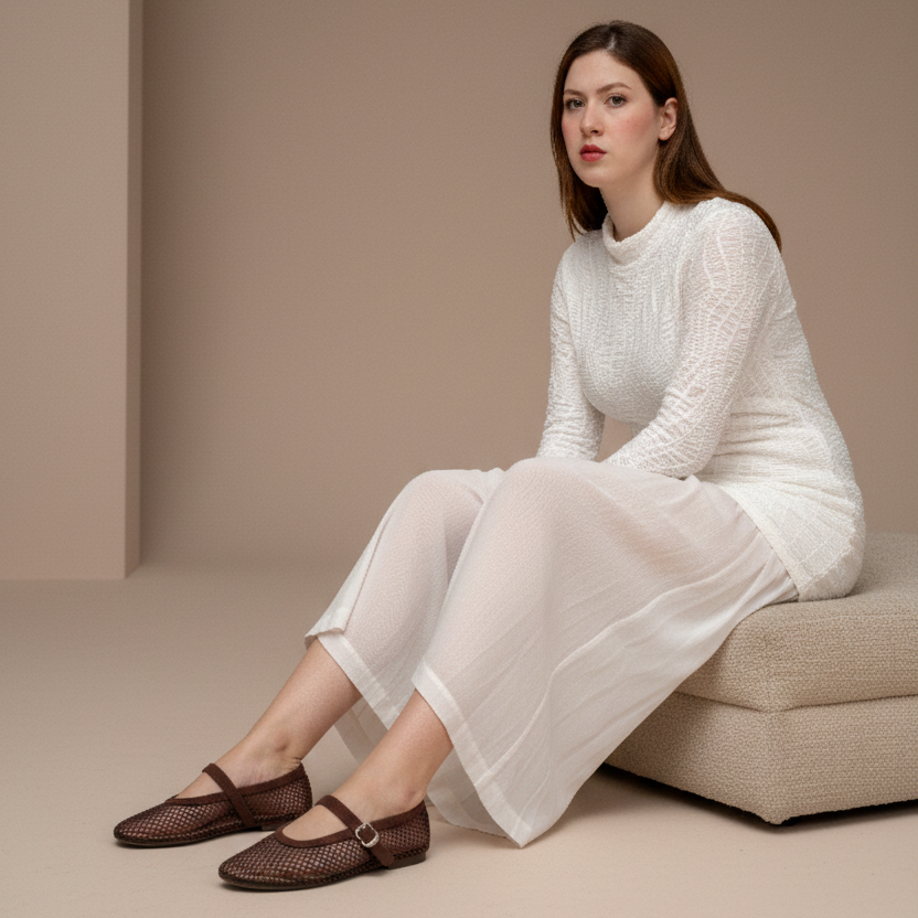 Ballerines au charme délicat