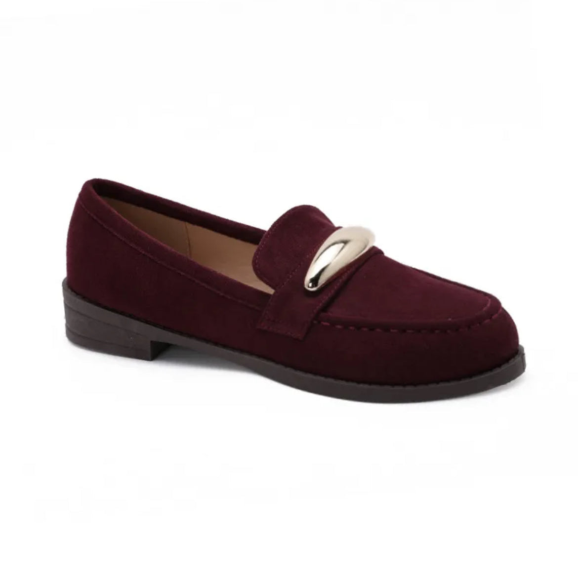 Mocassins avec accessoires doré