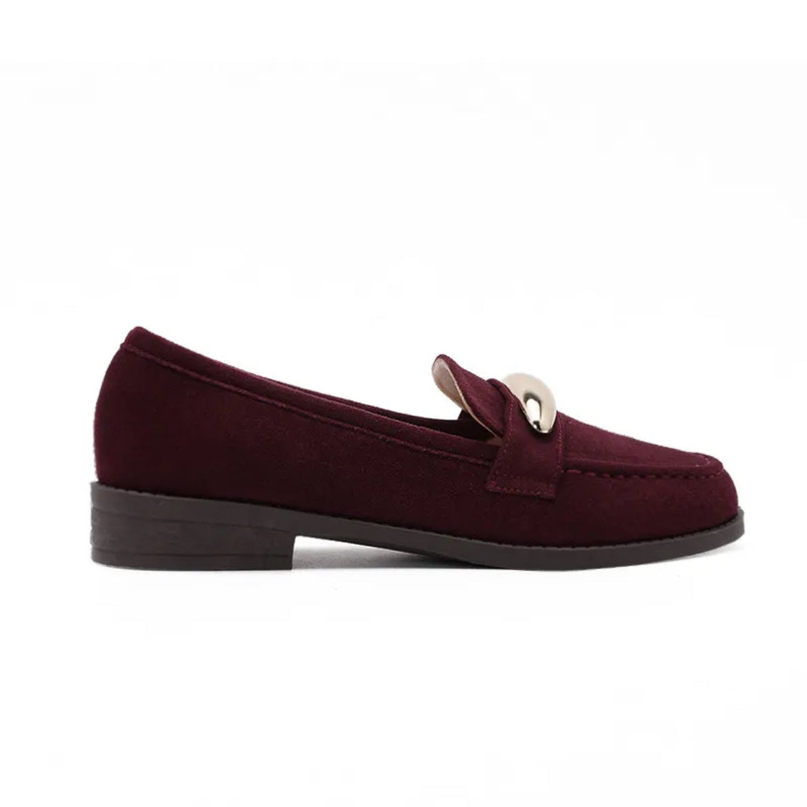 Mocassins avec accessoires doré