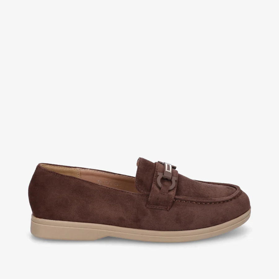 Mocassins à boucle décorative